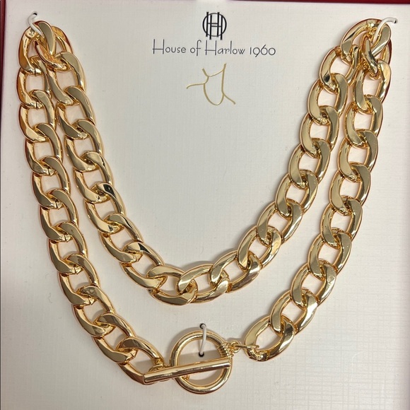 House of Harlow 1960 | Chain Necklace w/ Toggle Clasp ✨ - Picture 9 of 9
